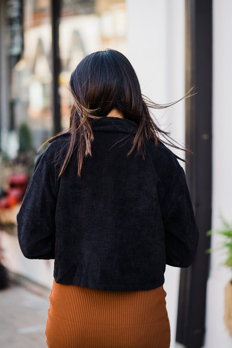 Mia Corduroy Crop Jacket