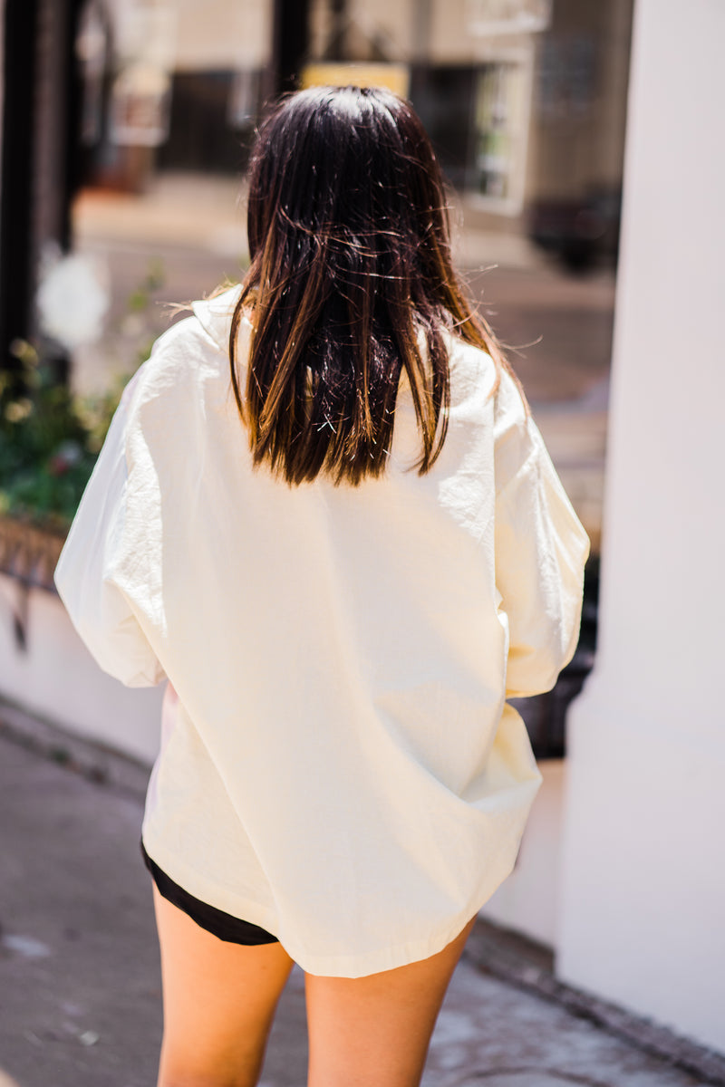 Jenna Color Block Button Up