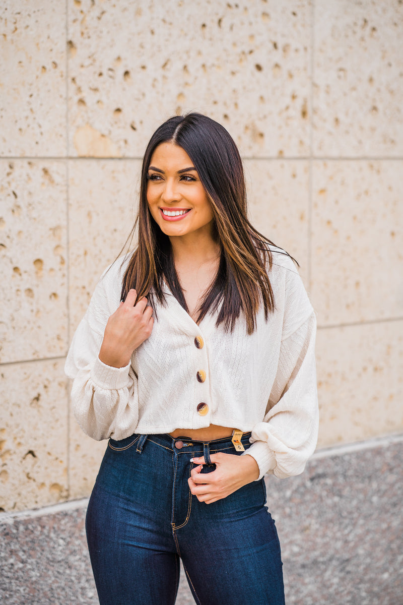 Tiara Cable Knit Cardigan