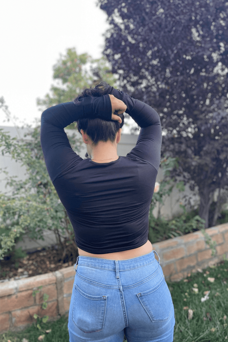 Aphrodite Long Sleeve Crop